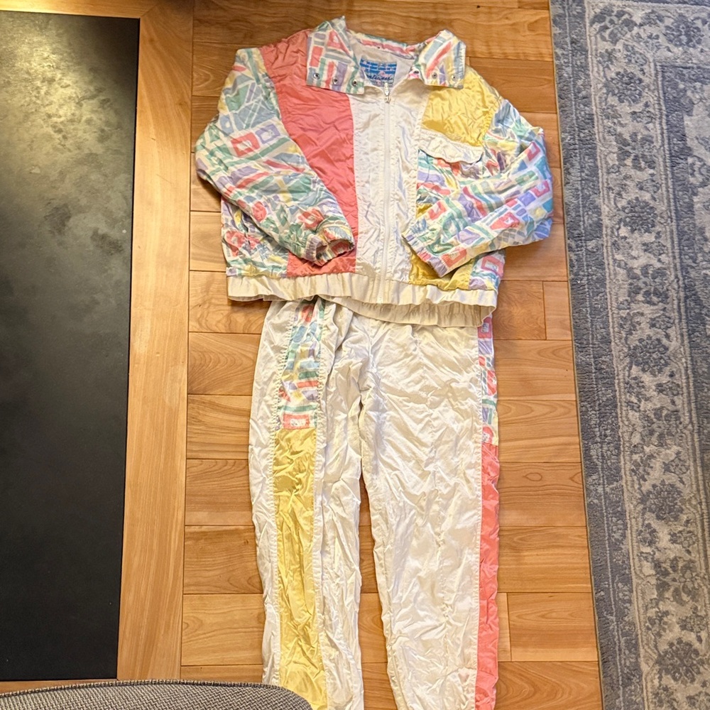 Vibrant Authentic 80’s Track Suit